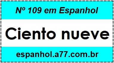 Nº 109 em Espanhol