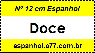 Nº 12 em Espanhol