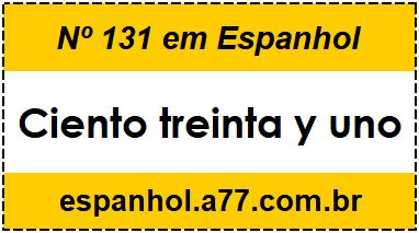 Nº 131 em Espanhol