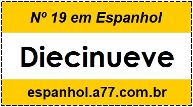 Nº 19 em Espanhol