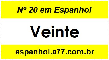 Nº 20 em Espanhol