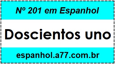 Nº 201 em Espanhol