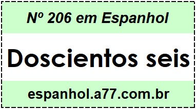 Nº 206 em Espanhol