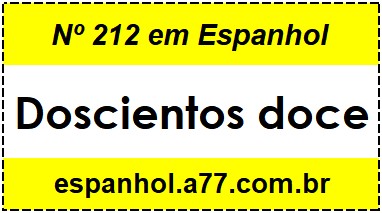 Nº 212 em Espanhol