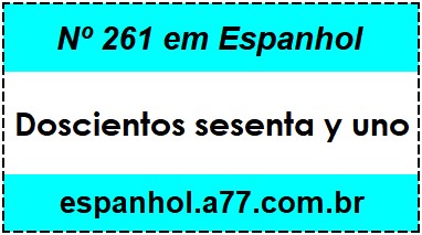 Nº 261 em Espanhol