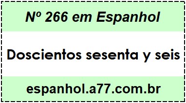 Nº 266 em Espanhol