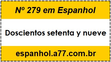 Nº 279 em Espanhol