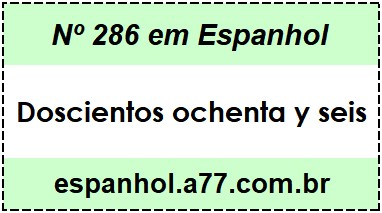 Nº 286 em Espanhol