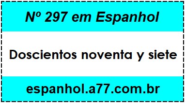 Nº 297 em Espanhol