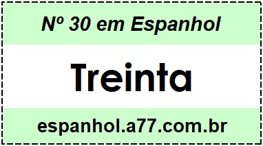 Nº 30 em Espanhol