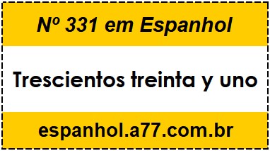 Nº 331 em Espanhol