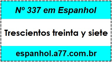 Nº 337 em Espanhol