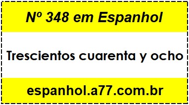 Nº 348 em Espanhol