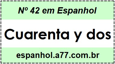 Nº 42 em Espanhol