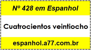 Nº 428 em Espanhol