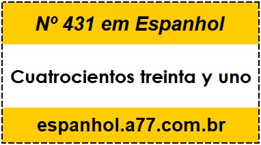 Nº 431 em Espanhol