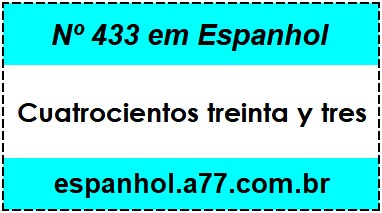 Nº 433 em Espanhol