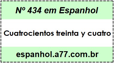 Nº 434 em Espanhol