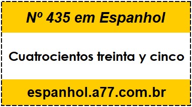 Nº 435 em Espanhol