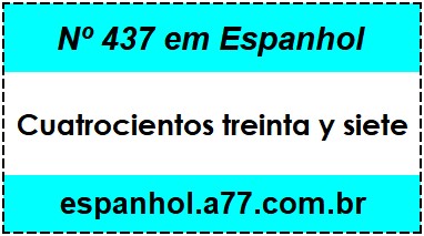 Nº 437 em Espanhol