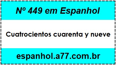 Nº 449 em Espanhol