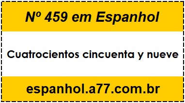 Nº 459 em Espanhol