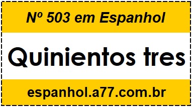 Nº 503 em Espanhol