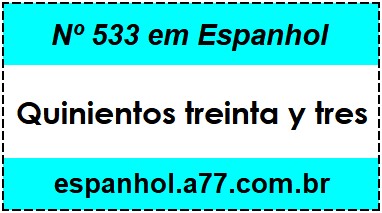 Nº 533 em Espanhol