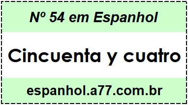 Nº 54 em Espanhol