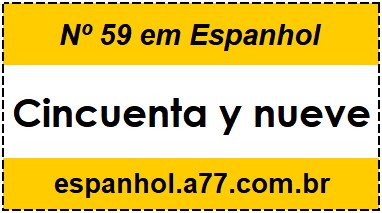 Nº 59 em Espanhol