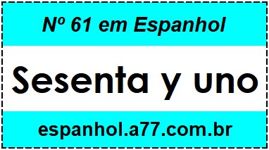 Nº 61 em Espanhol