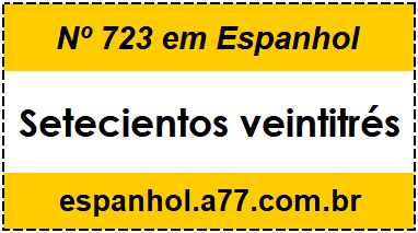 Nº 723 em Espanhol