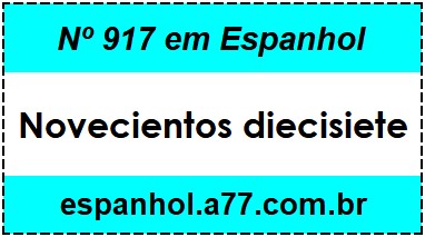 Nº 917 em Espanhol