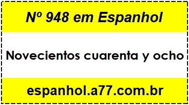 Nº 948 em Espanhol