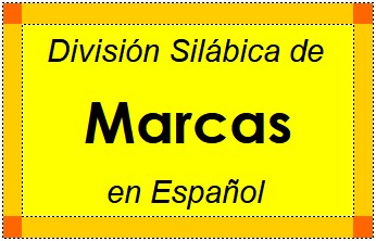 División Silábica de Marcas en Español